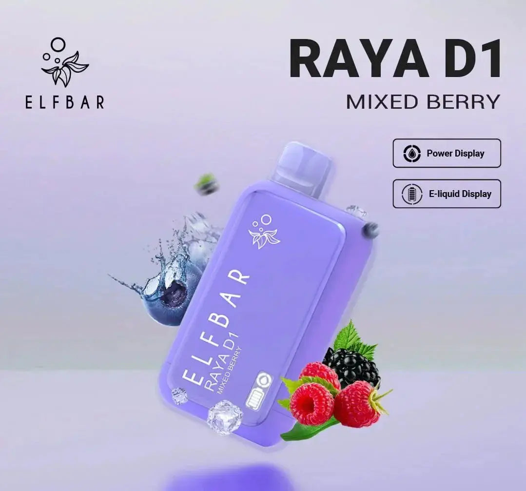 ELF BAR RAYA D1 – Mixed Berry - Vape Shop Gurgaon VapeshopGurgaon