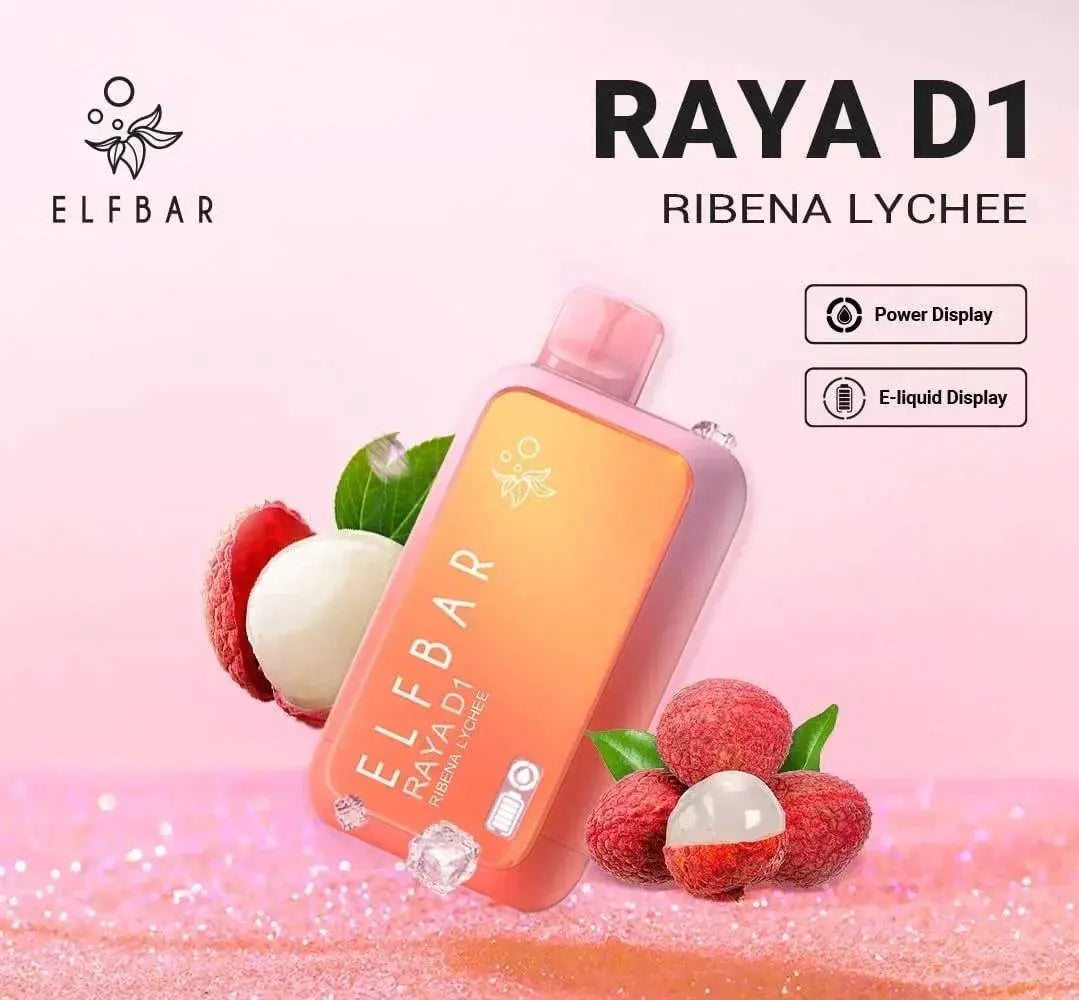 ELF BAR RAYA D1 – Ribena Lychee - Vape Shop Gurgaon VapeshopGurgaon