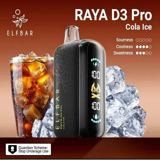 Elf Bar Raya D3 Pro 30K – Cola Ice - Vape Shop Gurgaon VapeshopGurgaon