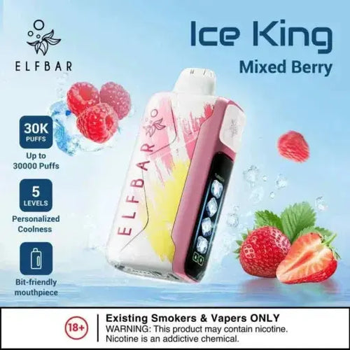 Elf Bar Ice King – Mixed Berries – 30K - Vape Shop Gurgaon VapeshopGurgaon