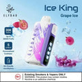 Elf Bar Ice King – Grape Ice – 30K - Vape Shop Gurgaon VapeshopGurgaon