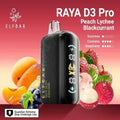 Elf Bar Raya D3 Pro 30 K – Peach Lychee Blackcurrant - Vape Shop Gurgaon VapeshopGurgaon