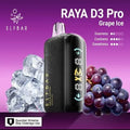 Elf bar Raya d3 pro -30k Grape ice - Vape Shop Gurgaon VapeshopGurgaon