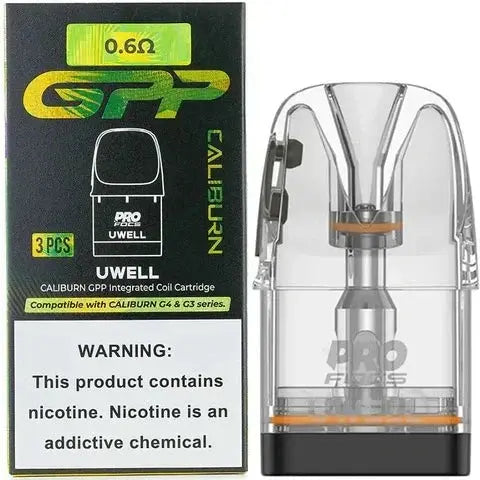 Uwell Caliburn GPP Replacement Pod (0.6Ω) - Vape Shop Gurgaon VapeshopGurgaon