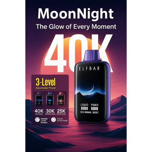 Elf Bar Moon Night 40k – Blackberry Ice - Vape Shop Gurgaon VapeshopGurgaon