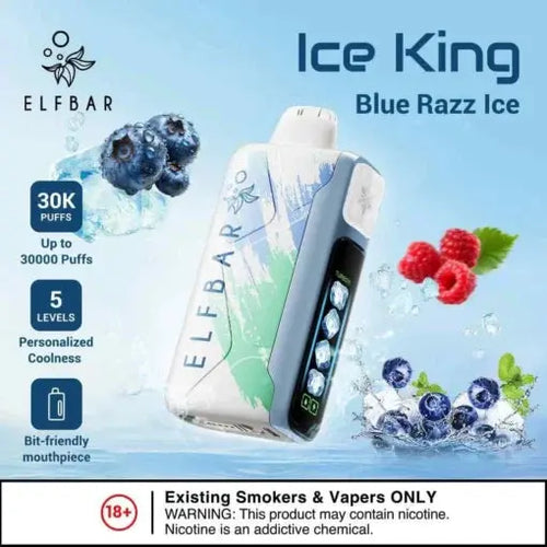 Elf Bar Ice King – Blue Razz Ice – 30K - Vape Shop Gurgaon VapeshopGurgaon