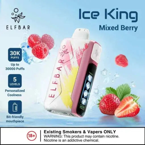 Elf Bar Ice King – Mixed Berries – 30K - Vape Shop Gurgaon VapeshopGurgaon
