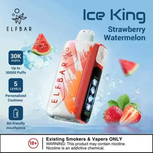 Elf Bar Ice King – Strawberry Watermelon – 30K - Vape Shop Gurgaon VapeshopGurgaon