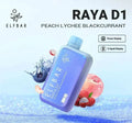 ELF BAR RAYA D1 – Peach Lychee Blackcurrant - Vape Shop Gurgaon VapeshopGurgaon